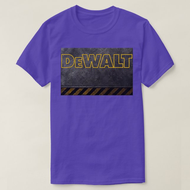 T-shirt dewalt gros outils solide (Design devant)