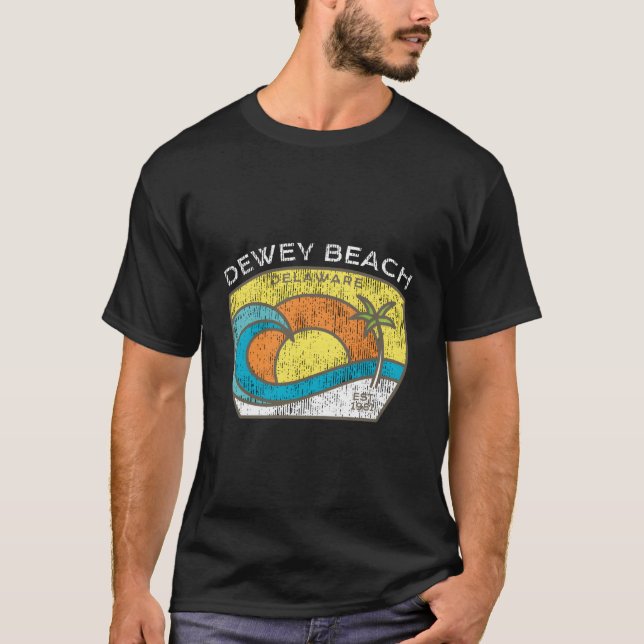 T-shirt Dewey Beach (Devant)