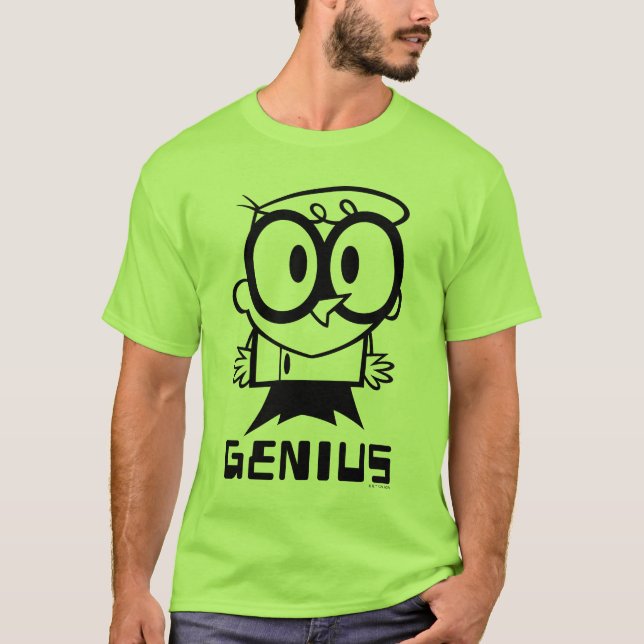 T-shirt Dexter "Genius" - Graphique en bref (Devant)