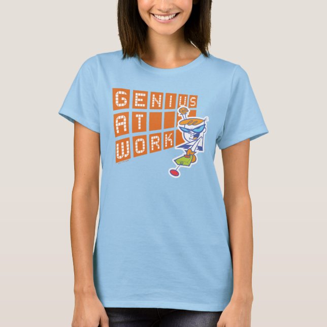 T-shirt Dexter "Le génie au travail" (Devant)