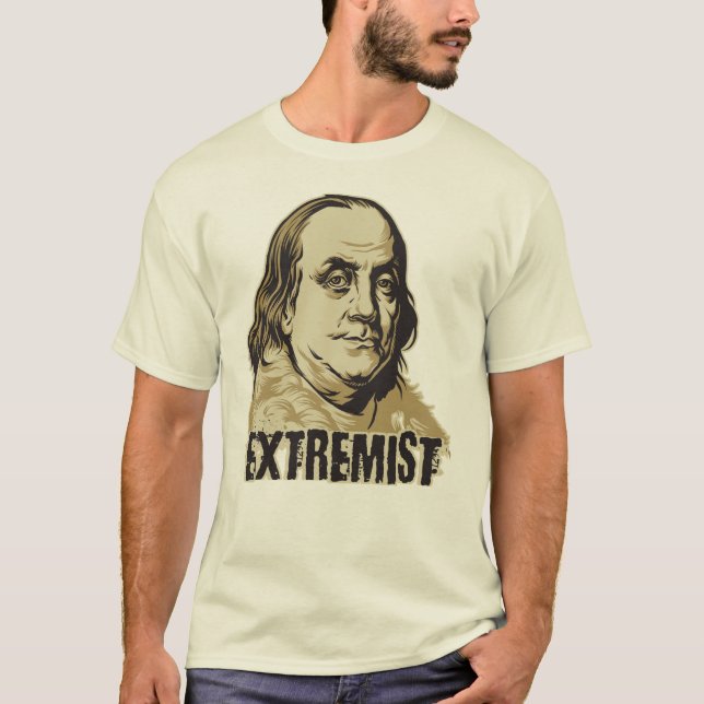 T-shirt d'extrémiste de Franklin (Devant)