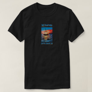 T-shirt DG Peintures Coucher de soleil Voile Central Squar