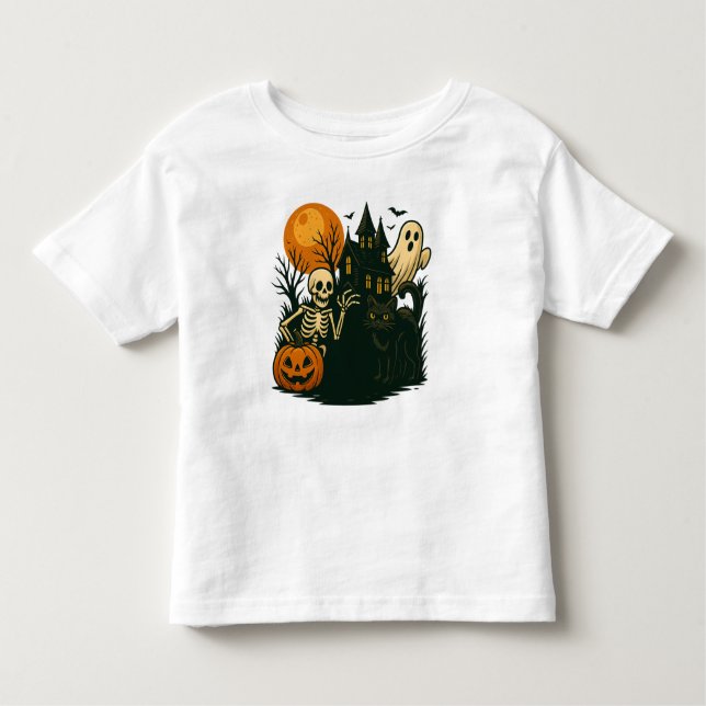 T-shirt d'Halloween (Devant)