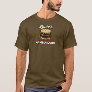 T-shirt d'hamburgers de ponce du Wipeout de Louis