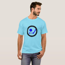 T-shirt d'hockey de Blueliner rétro