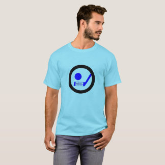 T-shirt d'hockey de Blueliner rétro