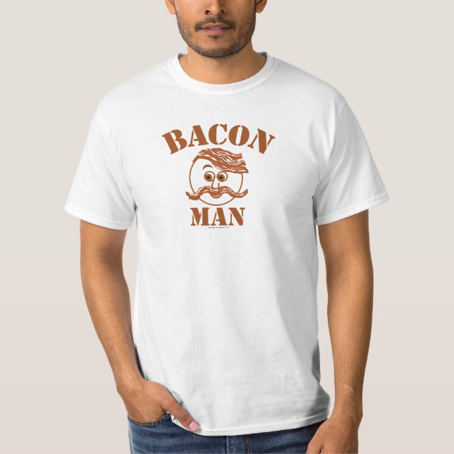 T-shirt d'homme de lard (Devant)