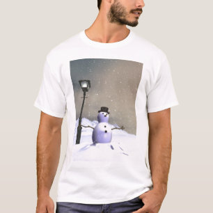 T-shirt d'homme de neige