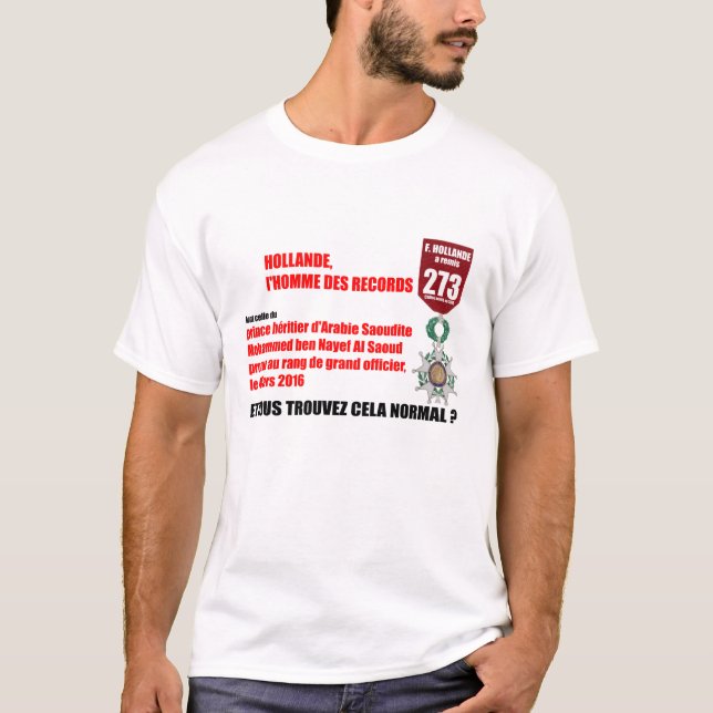 T-shirt d'Honneur record 2 de légions de Hollande (Devant)