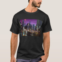 T-shirt d'horizon de Chicago