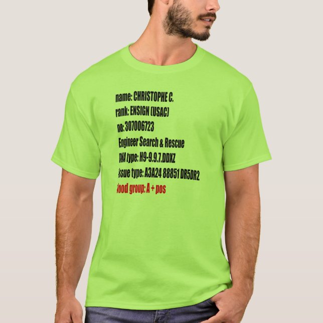 T-shirt d'horizon d'événement (Devant)