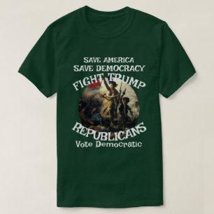 T-shirt DHS FBI CBP Américain Politique Élection Vote Drap