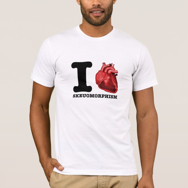 T-shirt d'I [coeur] SKEUOMORPHISM (Devant)