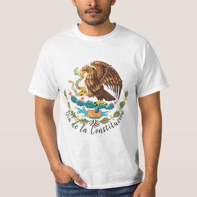 T-shirt Día de la Constitución (Mexique) (Devant)