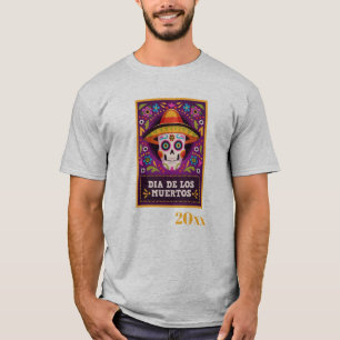 T-shirt Dia De Los Muertos daté
