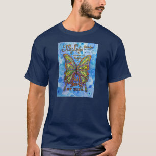 T-shirt Diabète arc-en-ciel Ma vie Mon choix Chemise papil