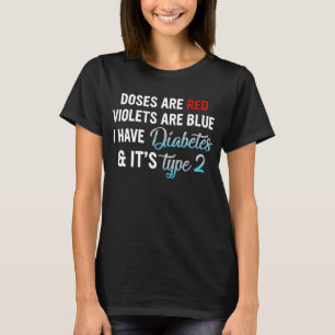 T-shirt diabète de type 2 t2d
