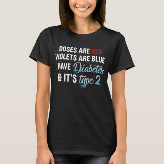T-shirt diabète de type 2 t2d