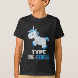 T-shirt Diabète de type un superbe T1 sensibilisation lico
