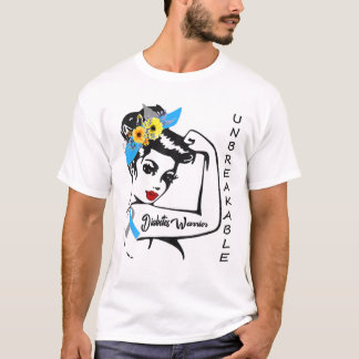 T-shirt Diabète Guerrier Sensibilisation Soutien diabétiqu