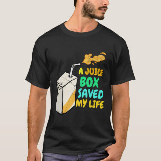 T-shirt Diabétique A Juice Box Sauvé Mon Cadeau De Vie Dia