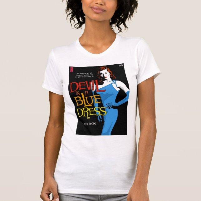 T-shirt Diable dans une robe bleue (Devant)