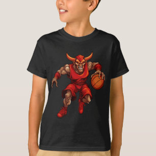 T-shirt Diable de basket-ball