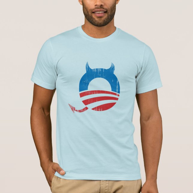 T-shirt Diable d'Obama (Devant)