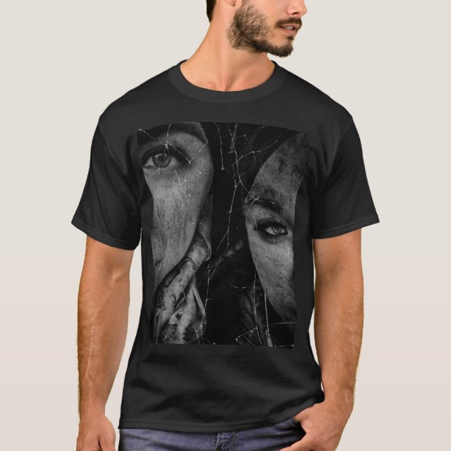 T-shirt Diable et ange (Devant)