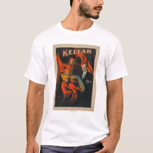 T-shirt Diable et démons de Kellar avec l'affiche magique