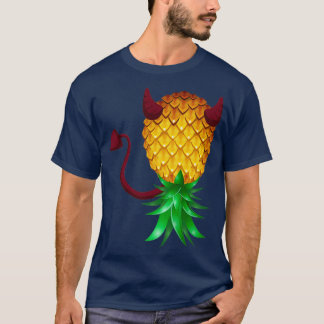 T-shirt Diable Swinger à l'envers de l'ananas