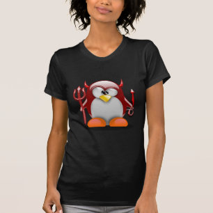T-shirt Diable Tux (Linux Tux)