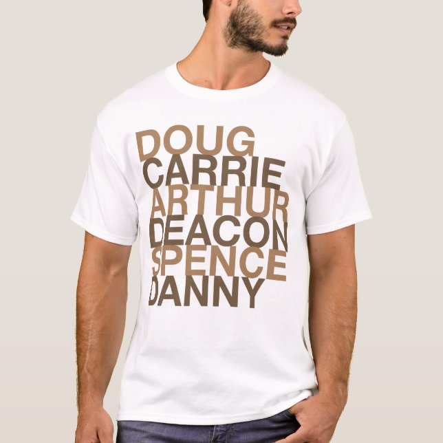 T-shirt Diacre de Doug Carrie Arthur (Devant)