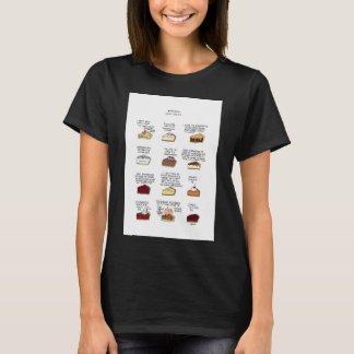 T-shirt Diagramme circulaire, Musical, Serveuse, Art, Mign