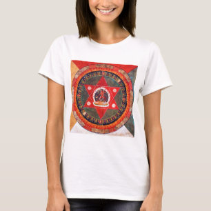 T-shirt Diagramme cosmique Mandala pour la méditation