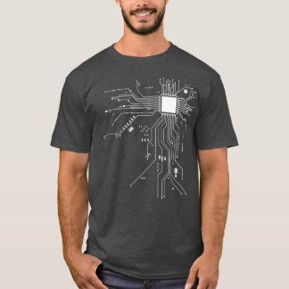 T-shirt Diagramme de circuit processeur
