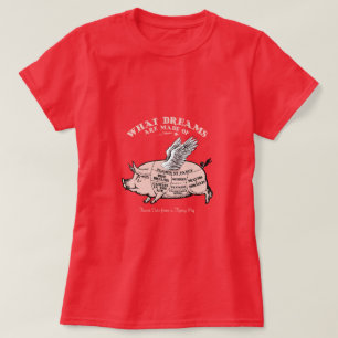 T-shirt Diagramme de cochon volant