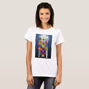 T-shirt Diagramme de l'Arbre de Vie Qabalistique Kabbale 
