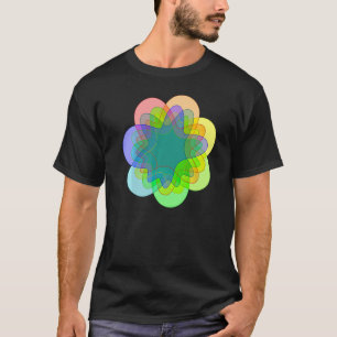 T-shirt Diagramme de Venn 7 voies ringard de probabilité d