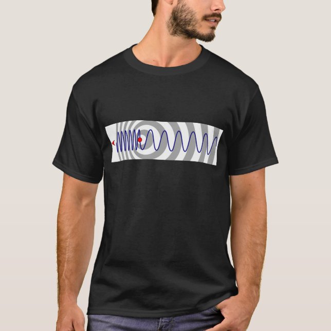 T-shirt Diagramme d'effet Doppler (Devant)