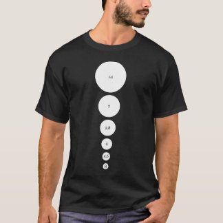 T-shirt Diagramme d'ouverture