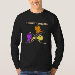 T-shirt Diagramme Électricité Expliqué Ohms Watt