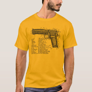 T-shirt Diagramme V2 d'arme à feu