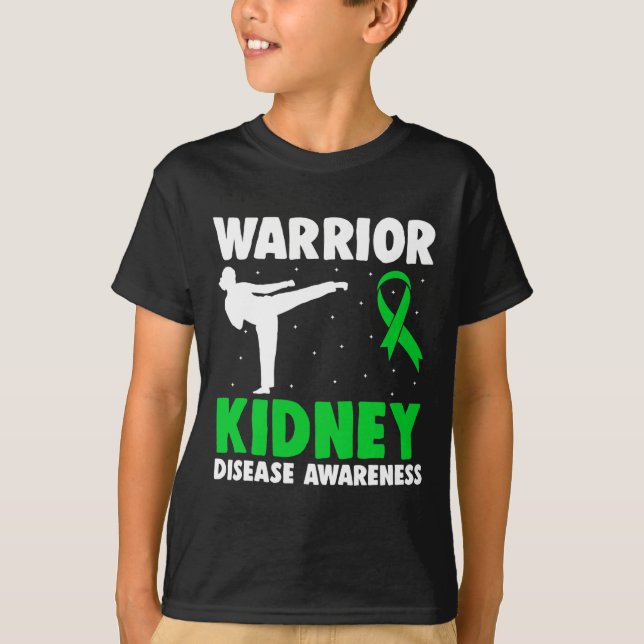 T-shirt Dialyse du guerrier de la maladie Néphrite Organis (Devant)