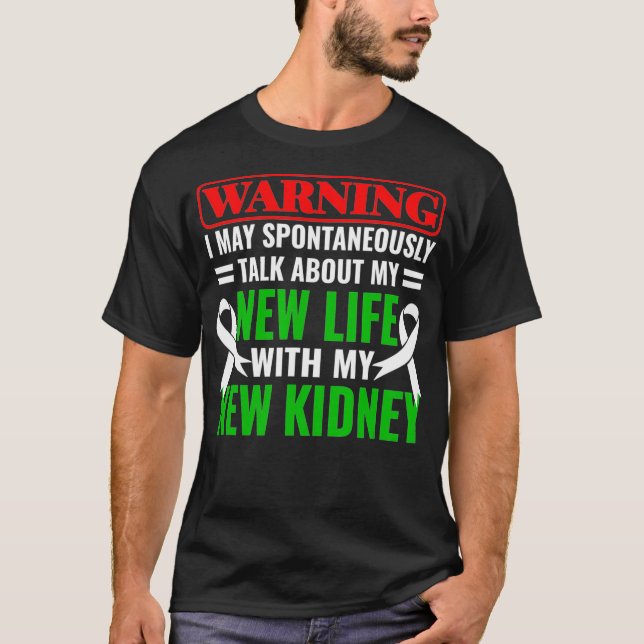 T-shirt dialyse du receveur du rein de greffe rénale (Devant)