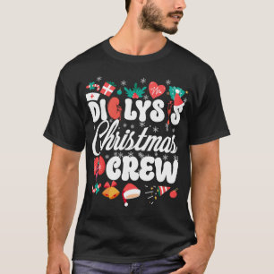 T-shirt Dialyse Infirmière Dialyse Noël à l'équipage
