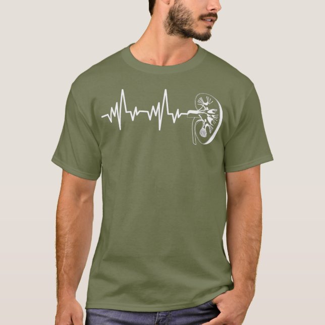 T-shirt Dialyse Tee - shirts Patients Infirmière Kidney Ca (Devant)