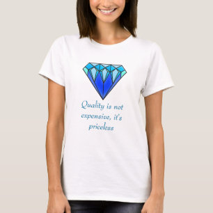 T-shirt Diamant bleu
