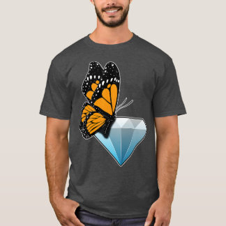 T-shirt Diamant papillon