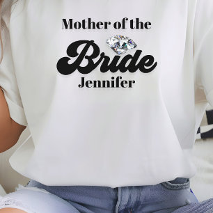 T-shirt Diamant personnalisé pour la mère de la mariée